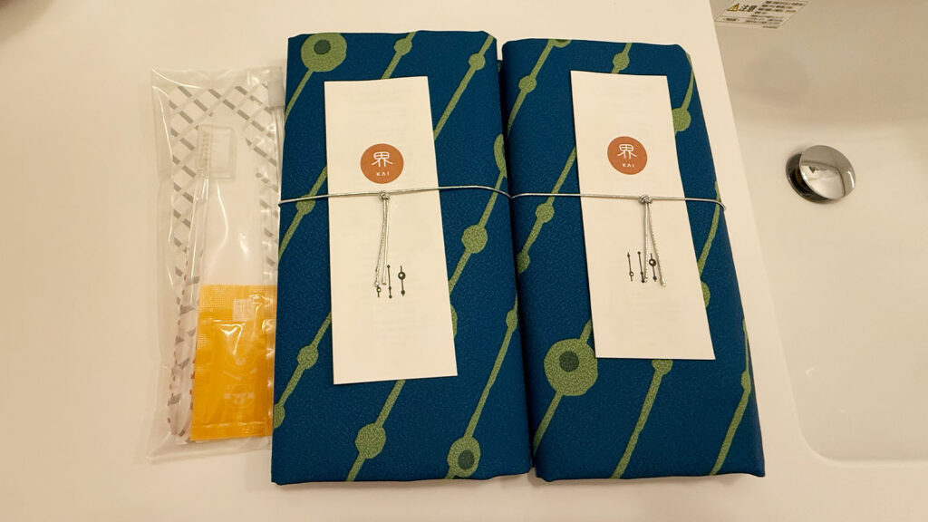 界 秋保の子ども用アメニティ｜浴衣やグッズが揃ったセット