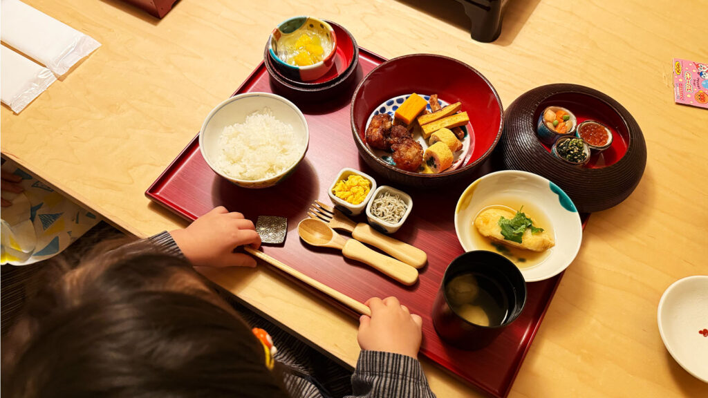 界 秋保の子ども用和定食｜子どもが食べやすい優しい味付けの料理